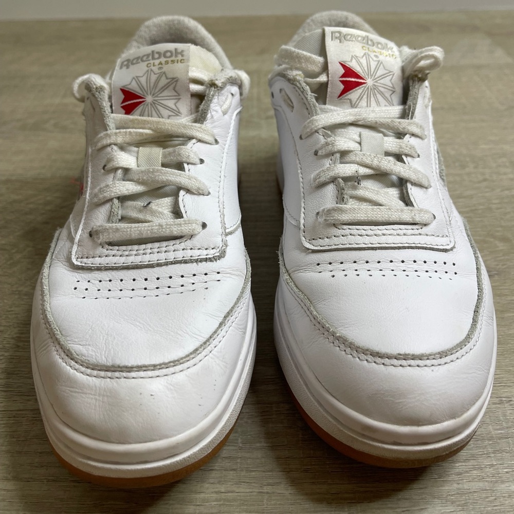 Reebok Club C Extra Platform Sneakers White Gum Sole Women’s 6 - Picture 4 of 13
